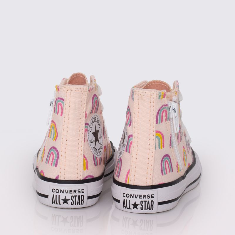 Tênis Converse Chuck Taylor All Star Infantil Rosa Choque/Preto/Branco -  Rock City