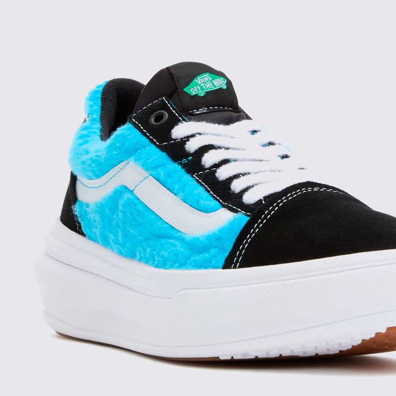 Tênis Vans x Sesame Street Old Skool Overt Cc Comfycush Blue Black  VN0A7Q5EY40 - Menina Shoes