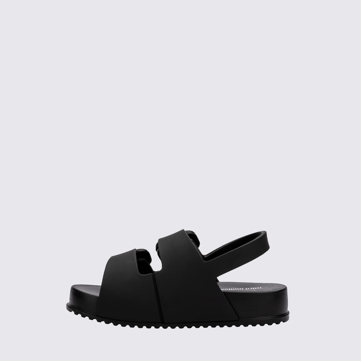 Mini Melissa Cozy Sandal, White/Brown main image 1