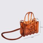 34404---MELISSA-X-TELFAR-SMALL-JELLY-SHOPPER-MARROM-TRANSPARENTE-VARIACAO6