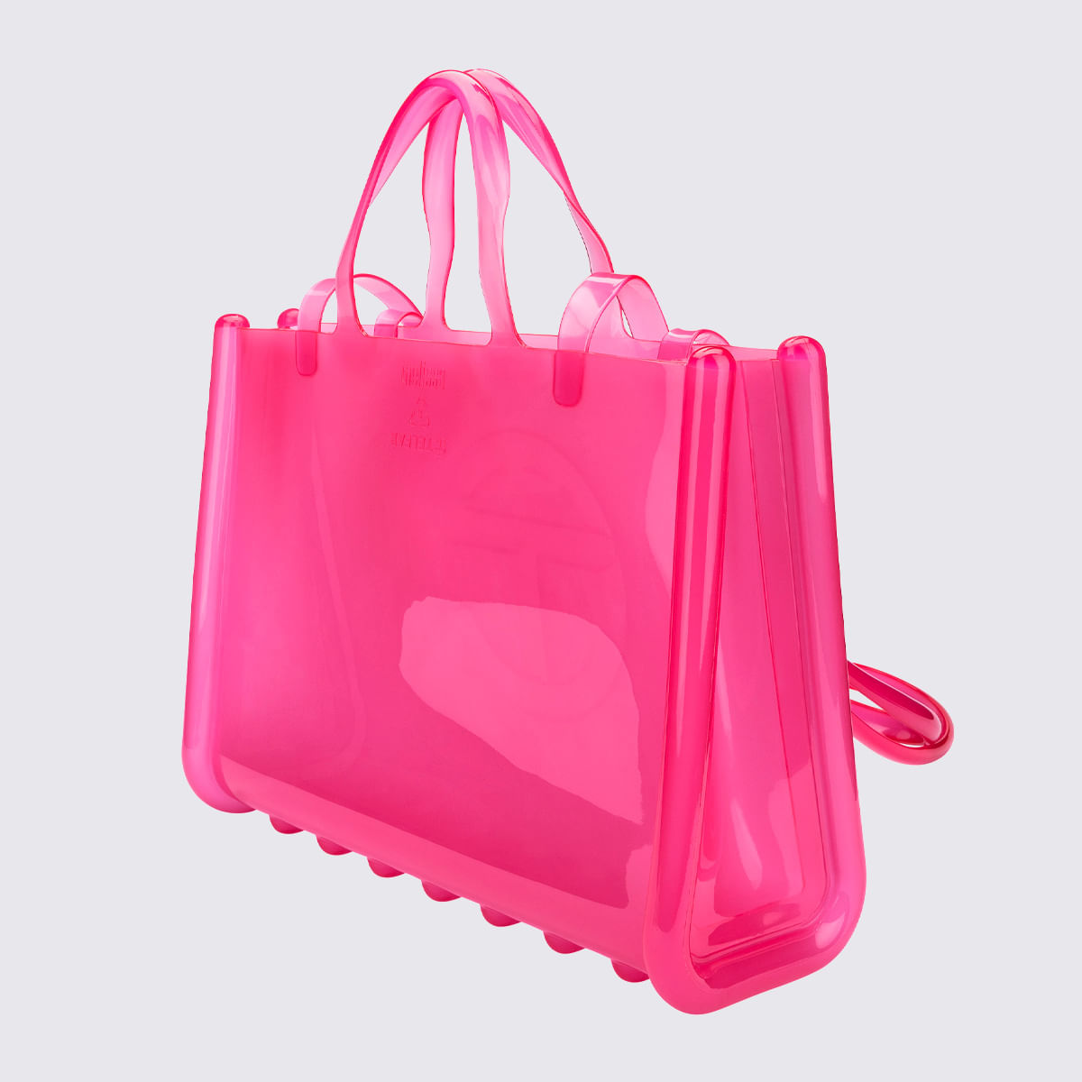 Melissa x Telfar Large Jelly Shopper - Clear Pink