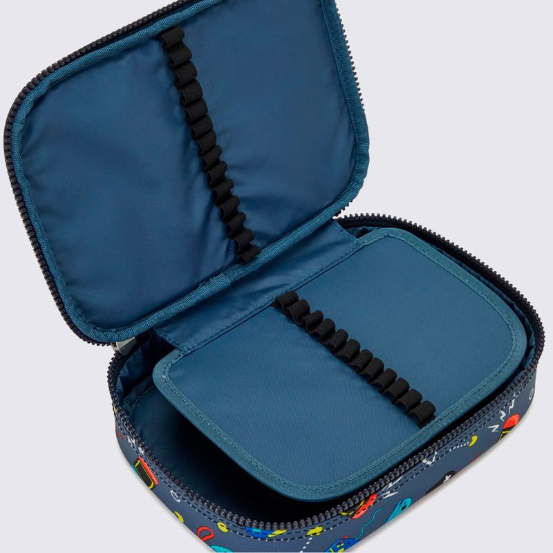 Estojo Kipling 100 Pens Azul I6002Q66 - Menina Shoes