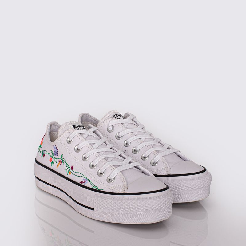 Tênis Converse Chuck Taylor All Star Branco Amêndoa CT18290001 - Menina  Shoes