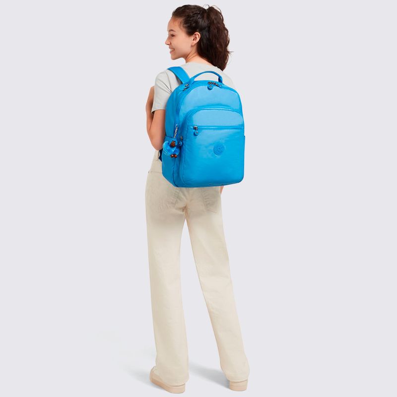 Kipling mochila online azul