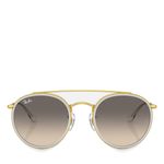 Ray-Ban-0RB3647NL-ROUND-DOUBLE-BRIDGE-Polido-Ouro-SUN-Front