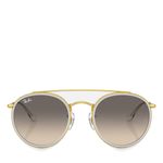 Ray-Ban-0RB3647NL-ROUND-DOUBLE-BRIDGE-Polido-Ouro-SUN-Front