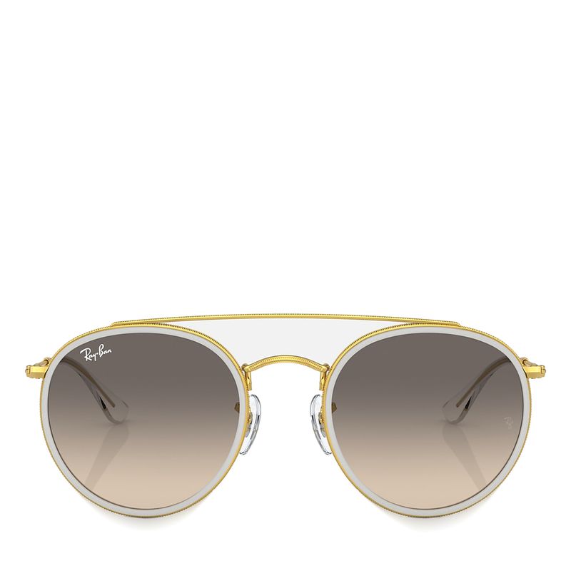 Ray-Ban-0RB3647NL-ROUND-DOUBLE-BRIDGE-Polido-Ouro-SUN-Front