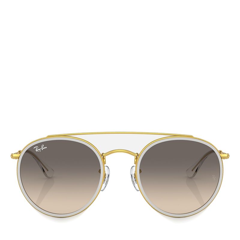 Ray-Ban-0RB3647NL-ROUND-DOUBLE-BRIDGE-Polido-Ouro-SUN-Front