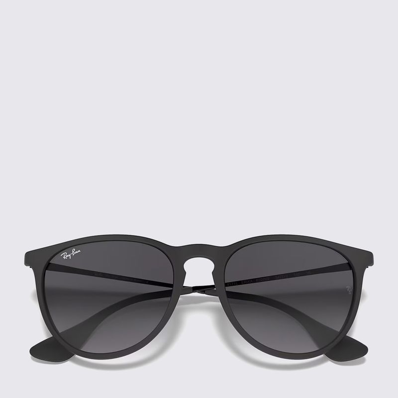 Óculos de Sol Ray Ban Erika RB4171L Preto Fosco com Lentes Cinza