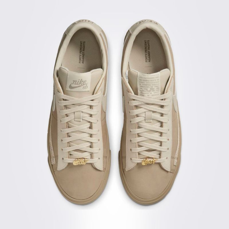 Nike sb cheap blazer low beige