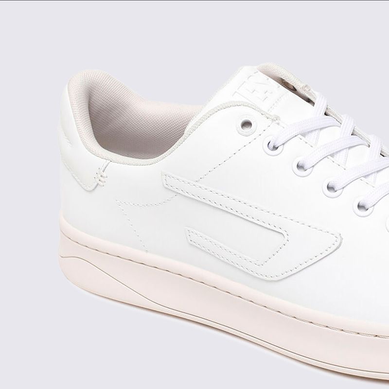 Tênis Diesel S-Athene Low Masculino em Couro Branco - Menina Shoes