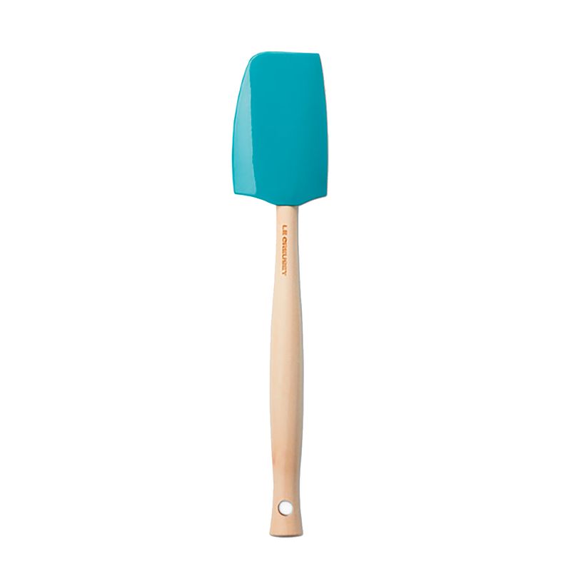 Espatula-Media-de-Silicone-Craft-Le-Creuset-Azul-Caribe-Variacao1