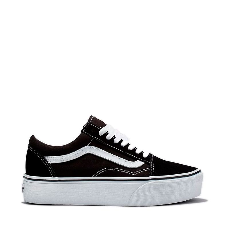Vans Usado Tenis Vans Preto Com Listra Branca Tênis Vans Old Skool
