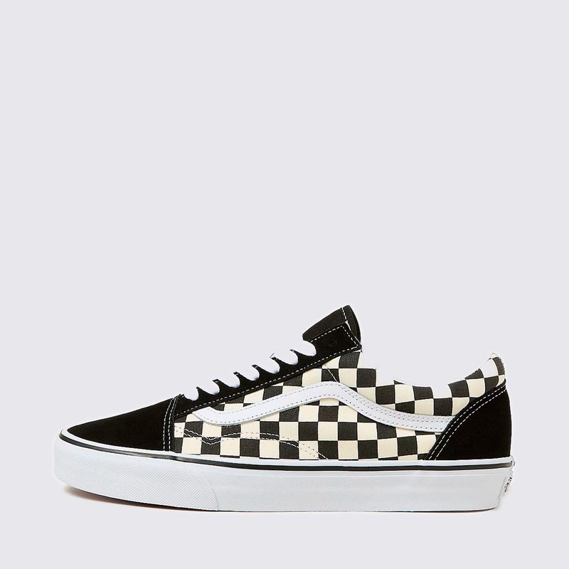 Vans listrado preto fashion e branco