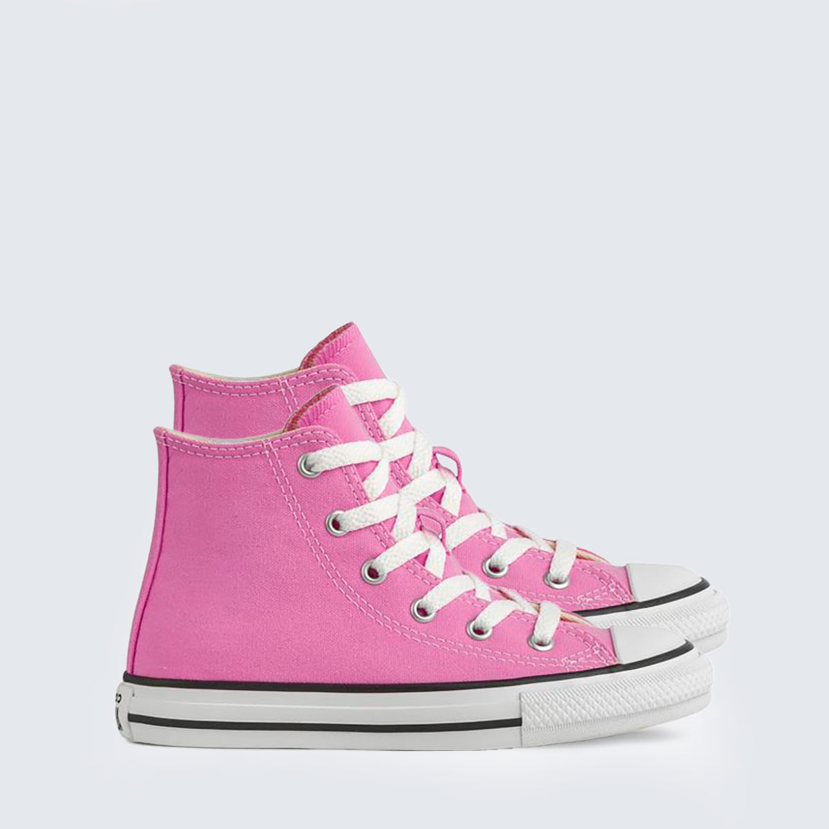 Tenis Converse Chuck Taylor All Star Rosa Cru Preto CK00040006 Menina Shoes