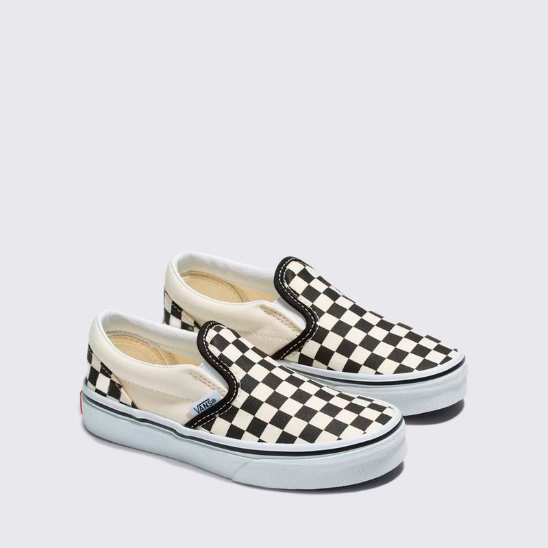 Tenis-Vans-Infantil-Classic-Slip-On-Checkerboard-VN000EX8BWW-Variacao3