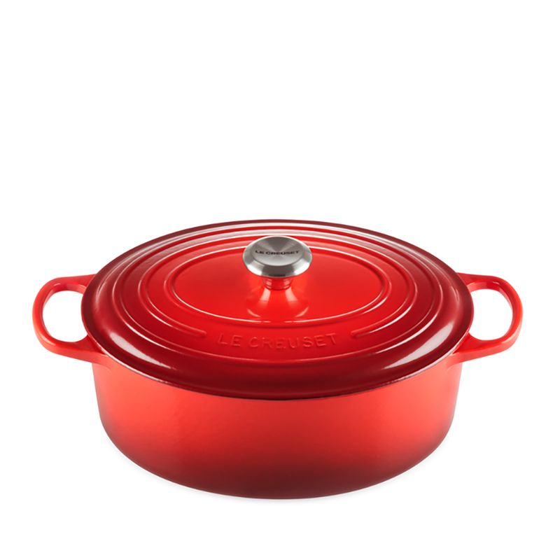 LE CREUSET おひつ レッド Panela Oval Signature Le Creuset Vermelho 6,3 L - Menina Shoes