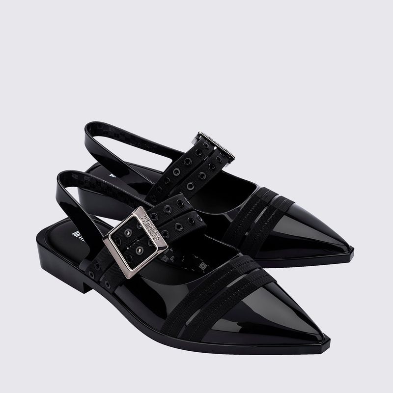 【R&B】Lady Melissa Ladylike Preto - Menina Shoes