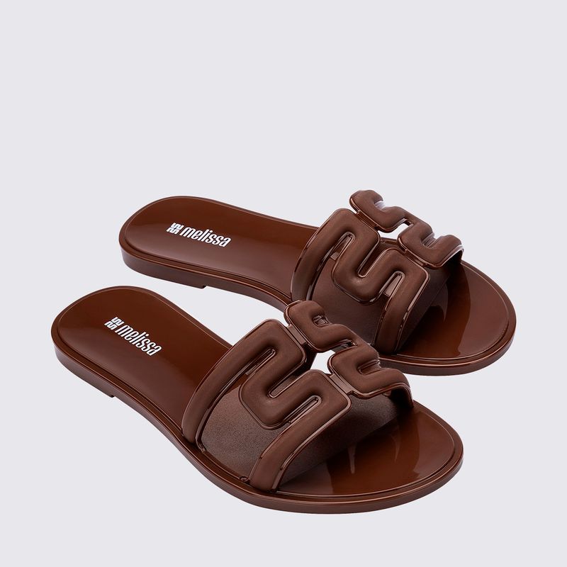 Melissa M Slide Marrom - Menina Shoes