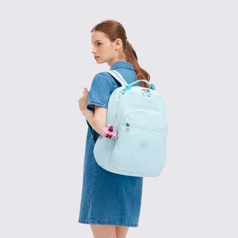 Mochila Kipling Seoul Azul I57645MB Menina Shoes