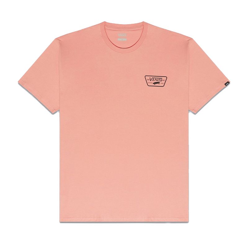 VN0000F8D47S-Camiseta-Vans-Full-Patch-Back-SS-Lobster-Bisque-Black-variacao-01
