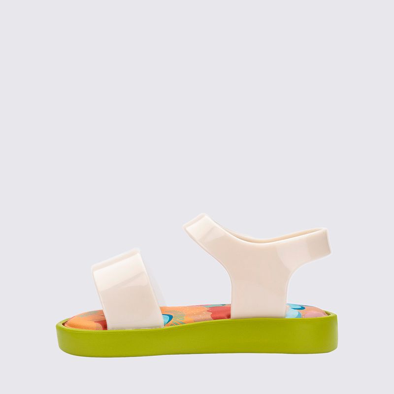 Mini Melissa Jump Print Baby Verde Bege - Menina Shoes