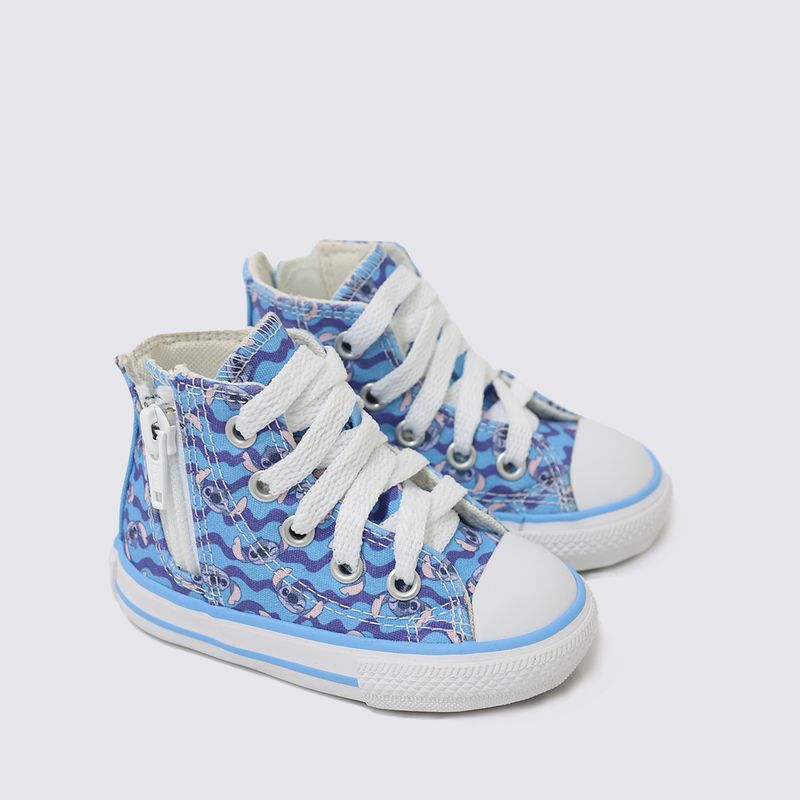 Tênis Converse All Star Chuck Taylor Infantil Side Zip