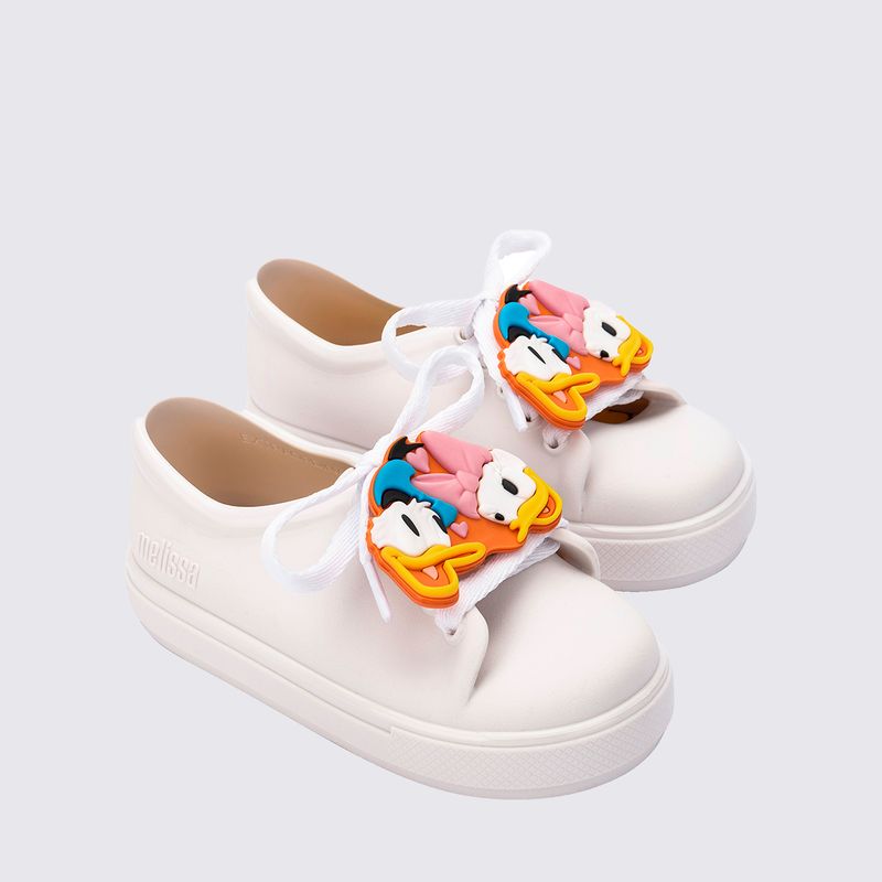 Mini Melissa Hip + Mickey And Friends Baby Branco - Menina Shoes