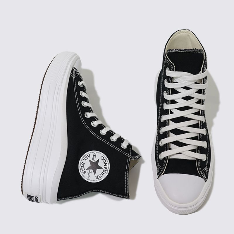 Tênis Converse Chuck Taylor All Star Move Hi Black Natural Ivory