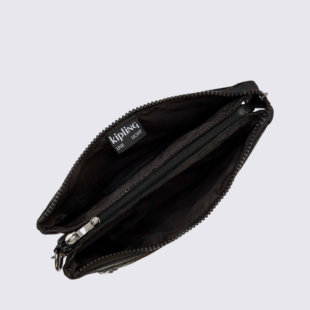 Bolsa Kipling Riri Zip Preto - Menina Shoes