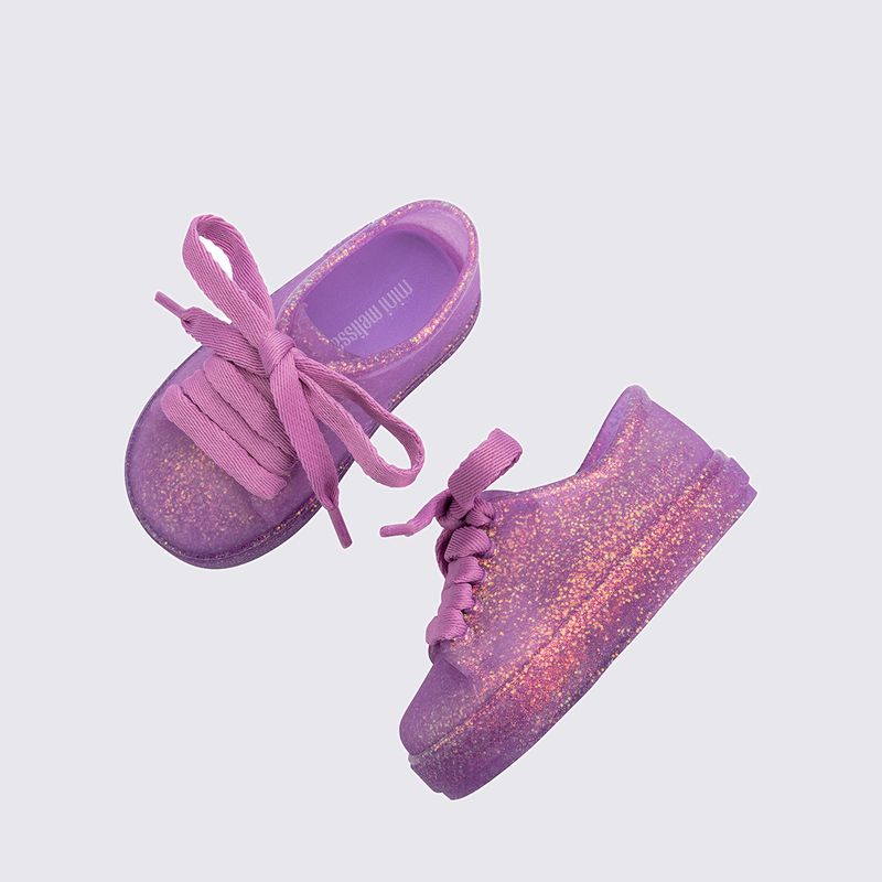Tenis Mini Tenis Glitter Melissa Glitter Melissa Salto Alto