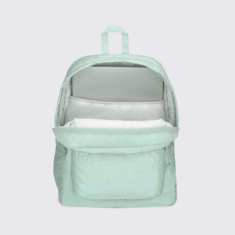 Mochila Jansport Superbreak Plus FX Fresh Mint Daisy Daydream