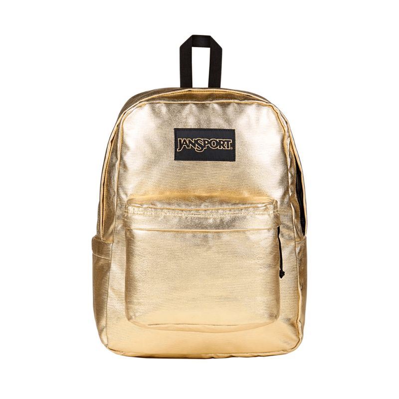 Mochila Jansport Superbreak Plus FX Surreal Shine Gold - Menina Shoes