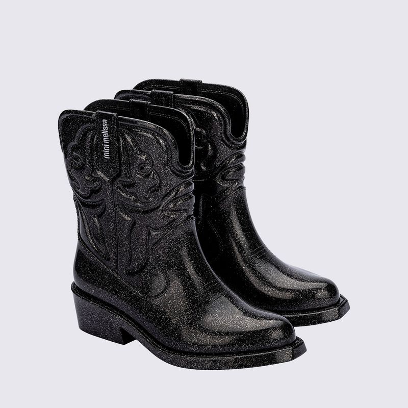 36192-Mini-Melissa-Texas-Boot-Cor-BM955---PRETO-GLITTER-PRATA-variacao3.jpg