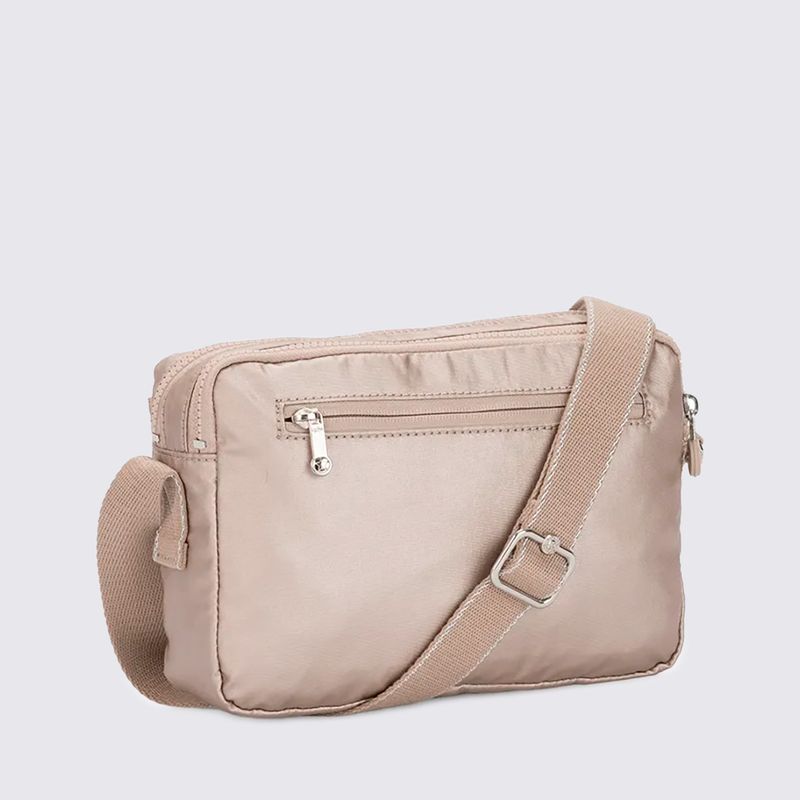 Bolsa Kipling Abanu M Metalizado - Menina Shoes
