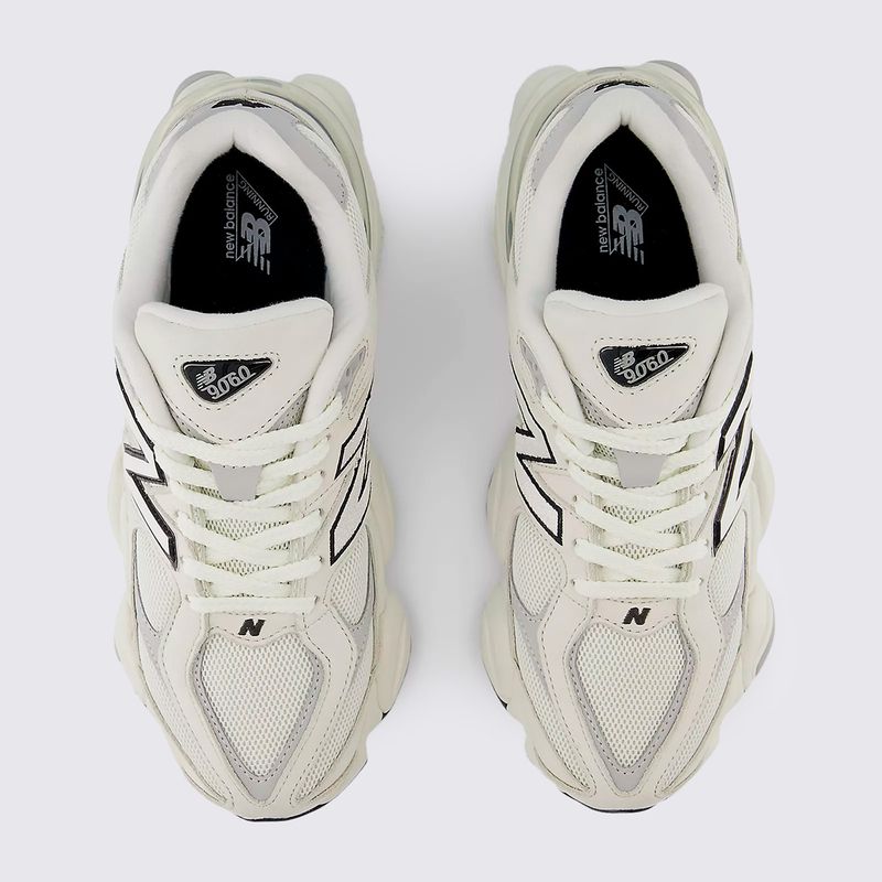 Tênis New Balance 9060 Feminino Unissex Branco com Camurça