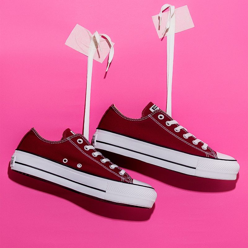 Tênis Converse Chuck Taylor All Star Platform Ox Bordo CT04950004