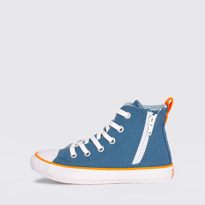 Tenis-Converse-Chuck-Taylor-All-Star-Infantil-Azul-Escuro-Laranja-Branco-CK09090001-variacao-02