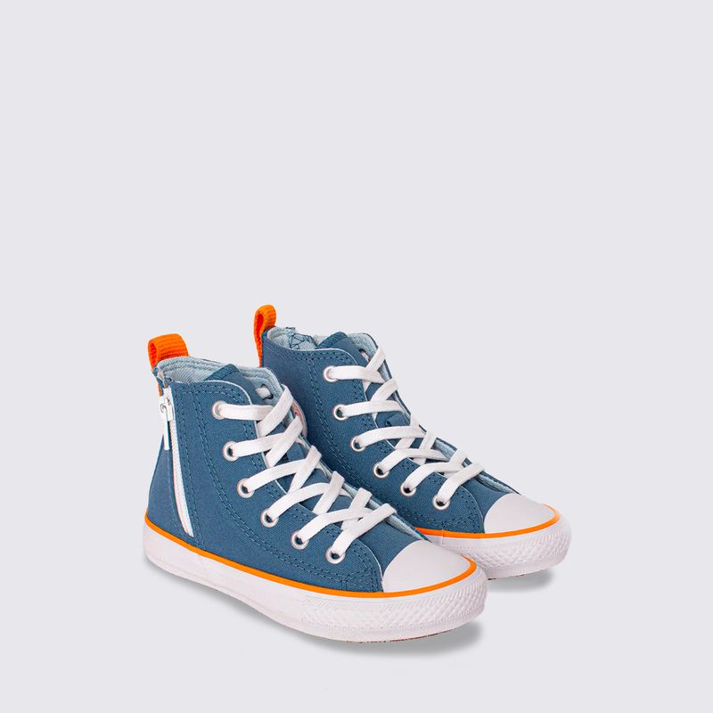 Tenis-Converse-Chuck-Taylor-All-Star-Infantil-Azul-Escuro-Laranja-Branco-CK09090001-variacao-03