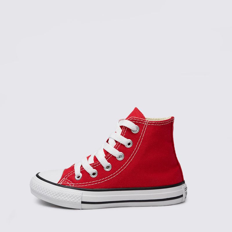 Tenis Converse Chuck Taylor All Star Infantil Vermelho Cru Preto CK00040004-variacao2