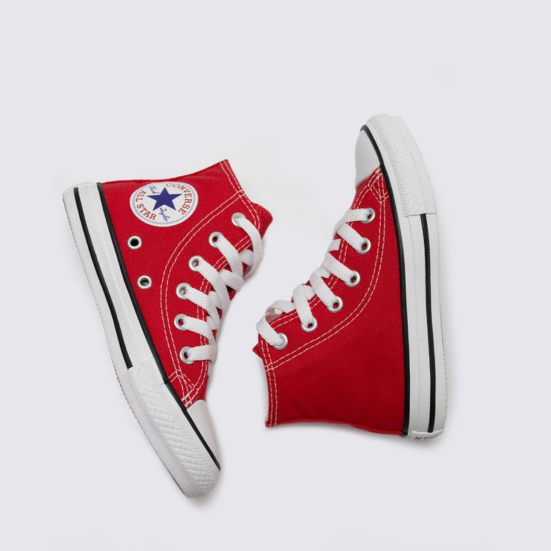 Tenis Converse Chuck Taylor All Star Infantil Vermelho Cru Preto CK00040004-variacao4