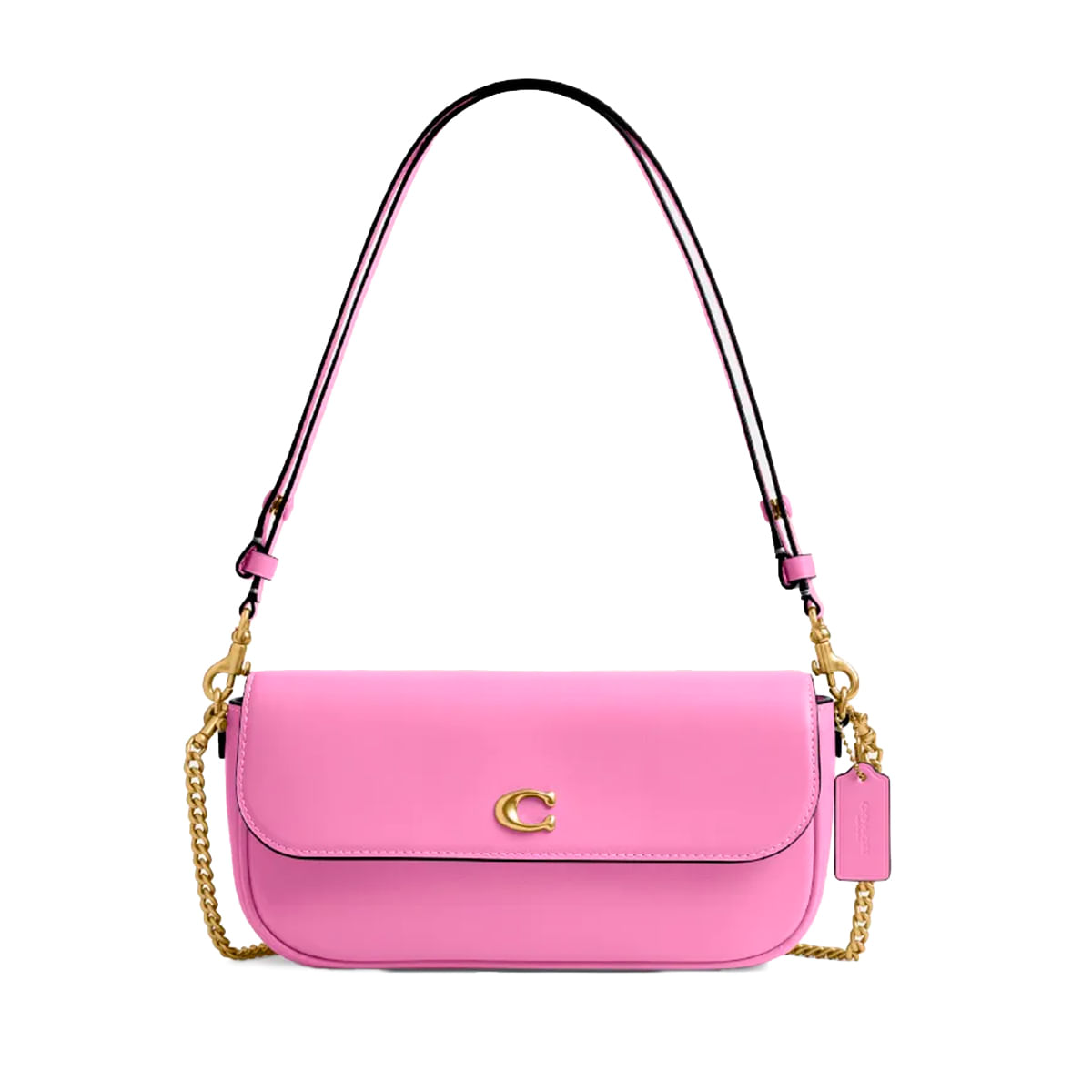 Bolsa Coach Brook Flap Chain Rosa - Menina Shoes