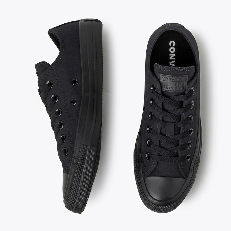 Tênis All Star Monochrome Preto Unissex - Menina Shoes