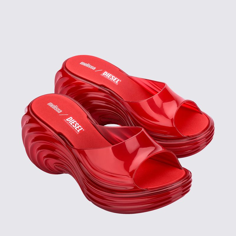 Melissa Quantum Platform + Diesel Vermelho Transparente 36152