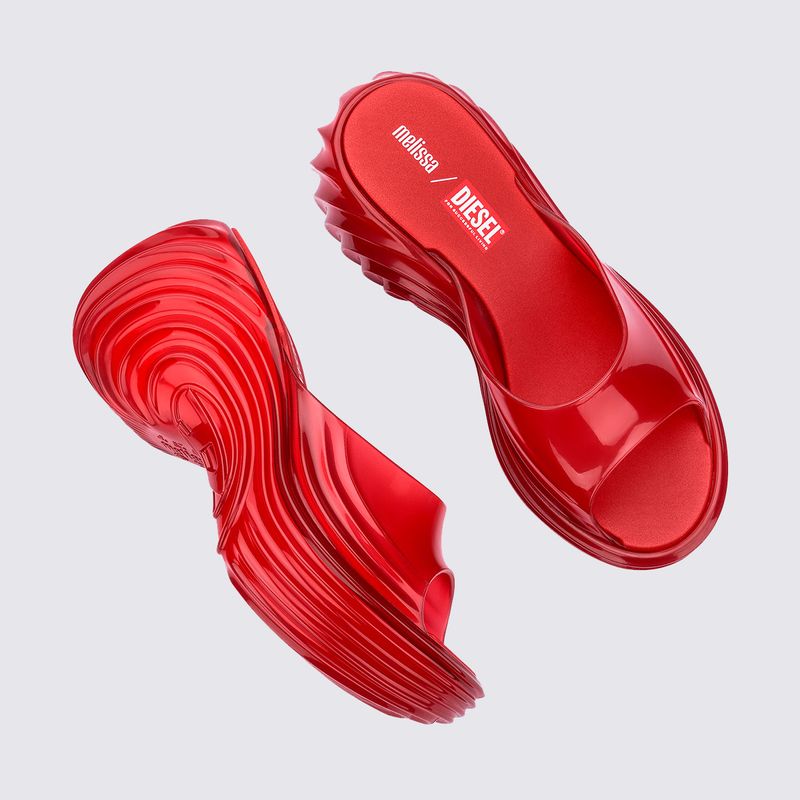 Melissa Quantum Platform + Diesel Vermelho Transparente 36152