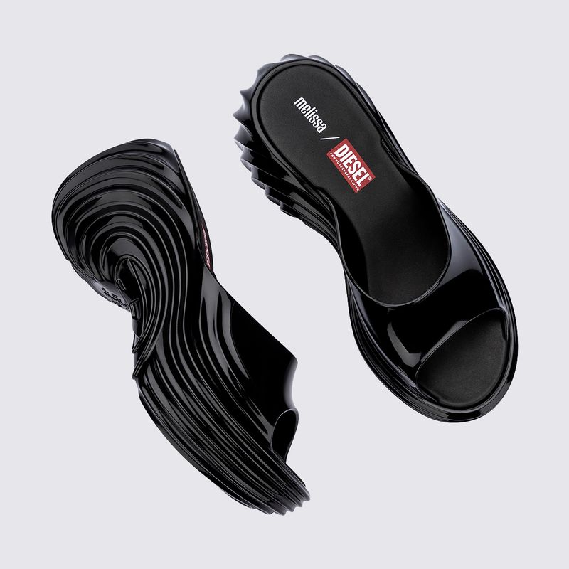 [新品箱付き]Diesel x Melissa Quantum Platform Melissa Quantum Platform + Diesel Preto - Menina Shoes