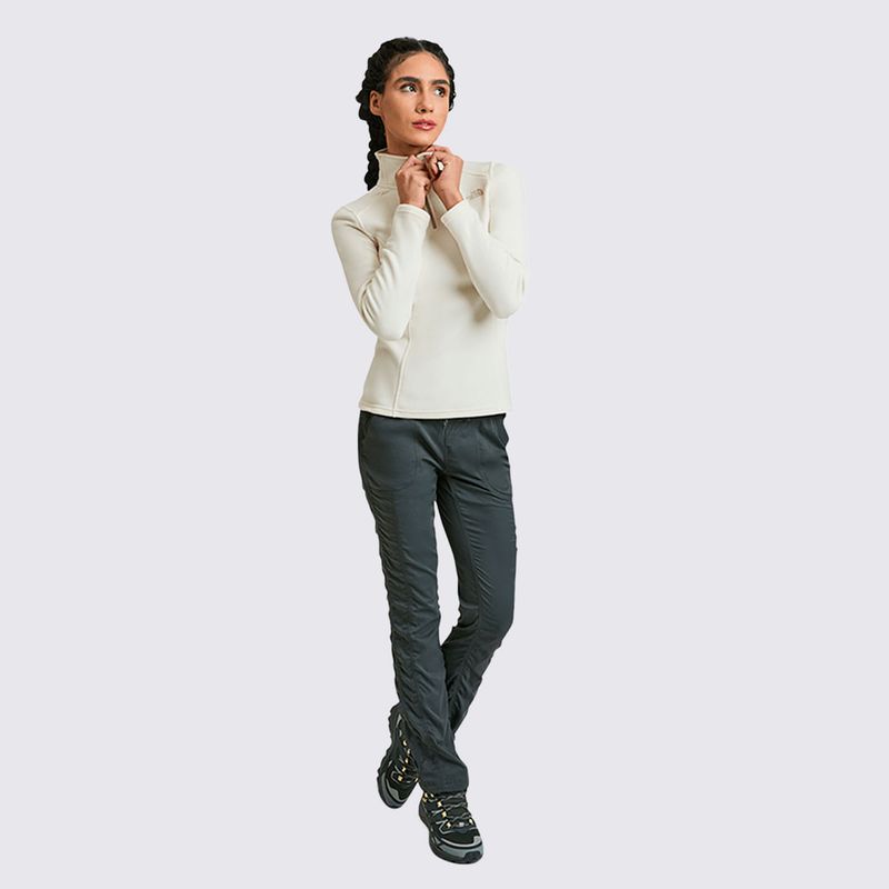 A019NQLI-Fleece-The-North-Face-Glacier-14-Zip-White-Dune-variacao3