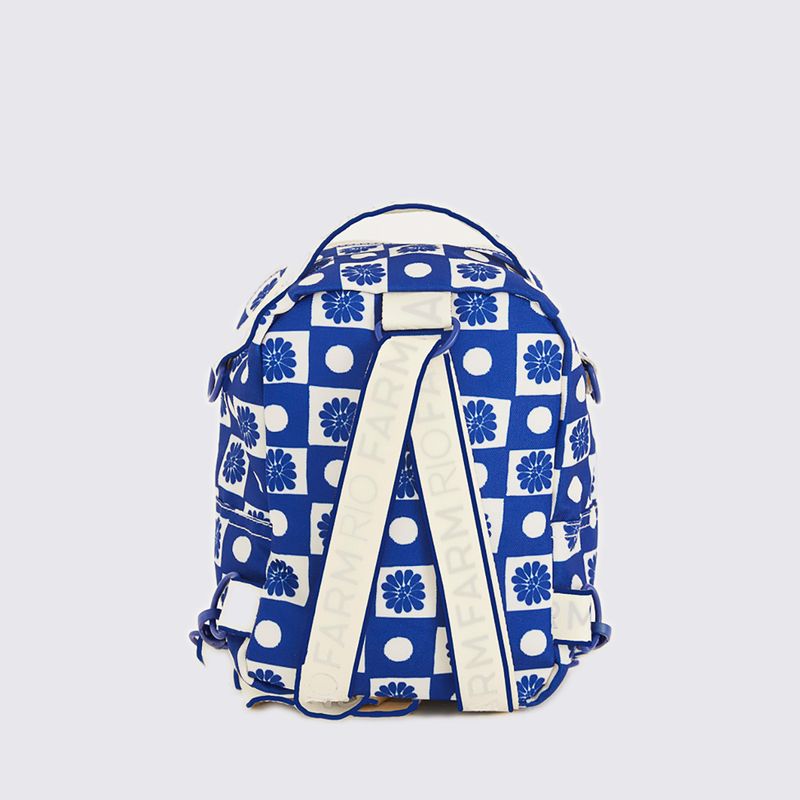 mokomoko農園 Mini Mochila Farm Borogodó Quadriculado Palermo - Menina Shoes