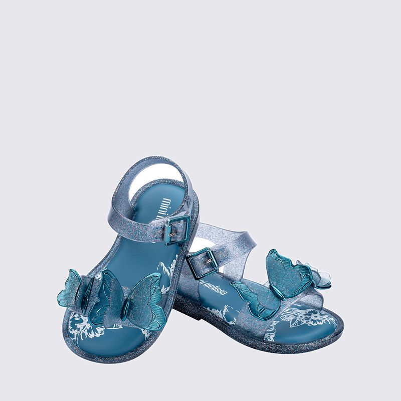 37803-Mini-Melissa-Fly-Sandal-III-Cor-BN946---AZUL-GLITTER-Variacao3
