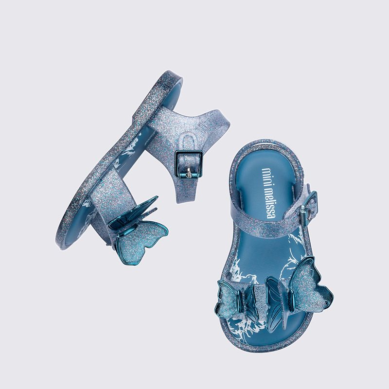 37803-Mini-Melissa-Fly-Sandal-III-Cor-BN946---AZUL-GLITTER-Variacao4